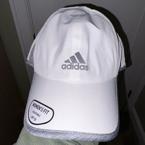 Adidas Women's White and Gray Hat